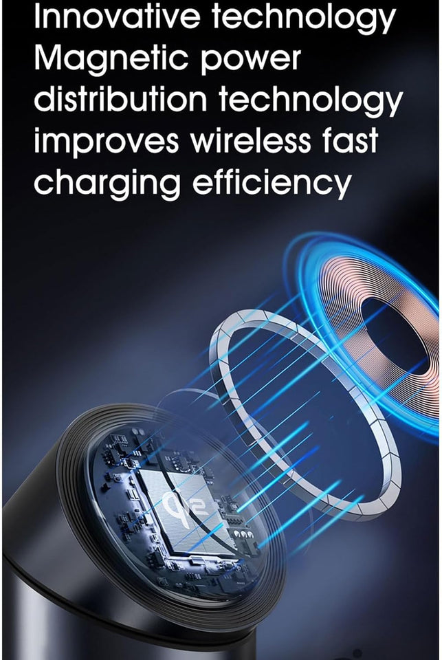 Rotation 3-in-1 Wireless Charger, Qi2 3 in 1 Wireless Charger 15W Fast Charge