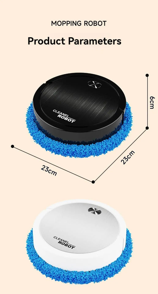 Electric Floor Mopping Robots Silent Floor Scrubber Cleaning Experts Wet and Dry Smart Home Floor Sweeping Automatic Clean Robot