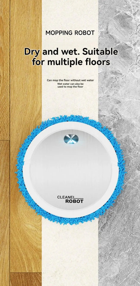 Electric Floor Mopping Robots Silent Floor Scrubber Cleaning Experts Wet and Dry Smart Home Floor Sweeping Automatic Clean Robot
