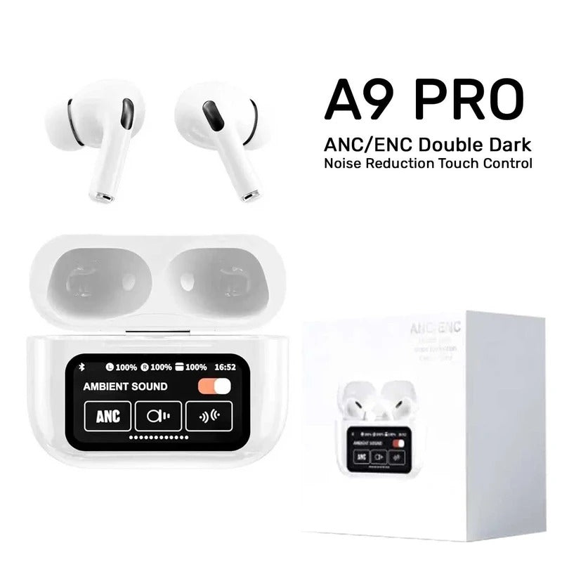 AirPods A9 Pro 2025 Earbuds | ANC/ENC with LED Touch Screen